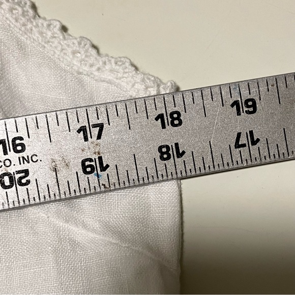 NWT Bellambra Made in Italy Linen with Lace Sleeveless Blouse - Picture 12 of 12